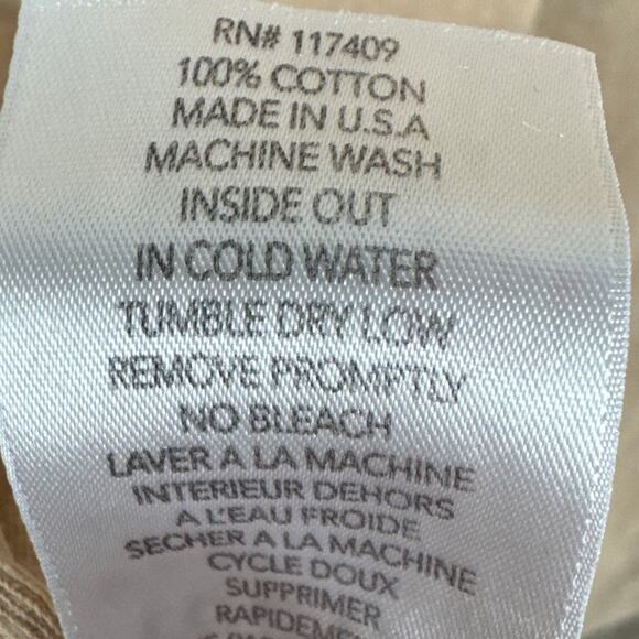 Frank & Eileen Asymmetrical Tunic Tee Long Sleeve Lagenlook Cappuccino SZ M FLAW - Picture 9 of 9